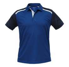 Tri Colour Polo Shirt – Navy/Dark Blue/White