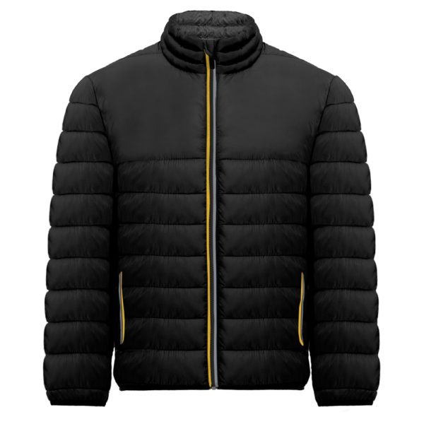 Premium Puffer Jacket Black/Yellow