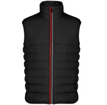 Premium Puffer Vest Black / Red
