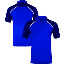 Tri Colour Polo Shirt – Royal/Navy/White Men